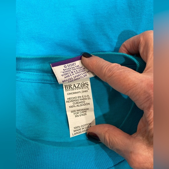 Disney Winnie the Pooh & Tigger Embroidered T shirt - Large - Picture 5 of 7